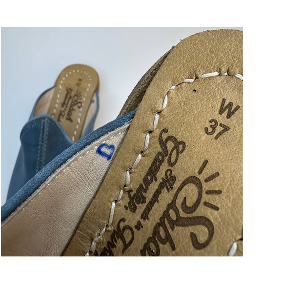 Sabah Babas Classic Baba Turkish Size 37 US 5 GORGEOUS Blue Color Rare Brand New - Picture 6 of 13